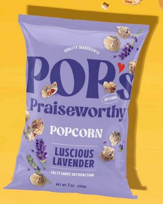 Pop's Luscious Lavender Popcorn